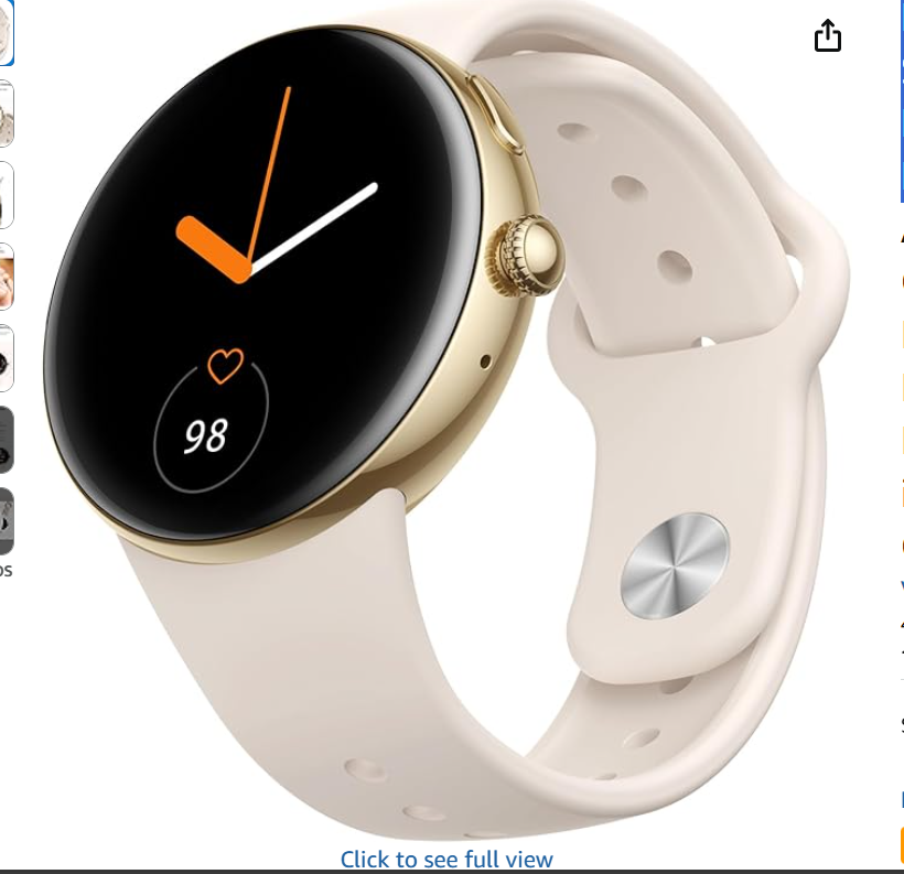 Parsonver AMOLED Smart Watch for Women Men, Always-On Display Fitness Tracker,